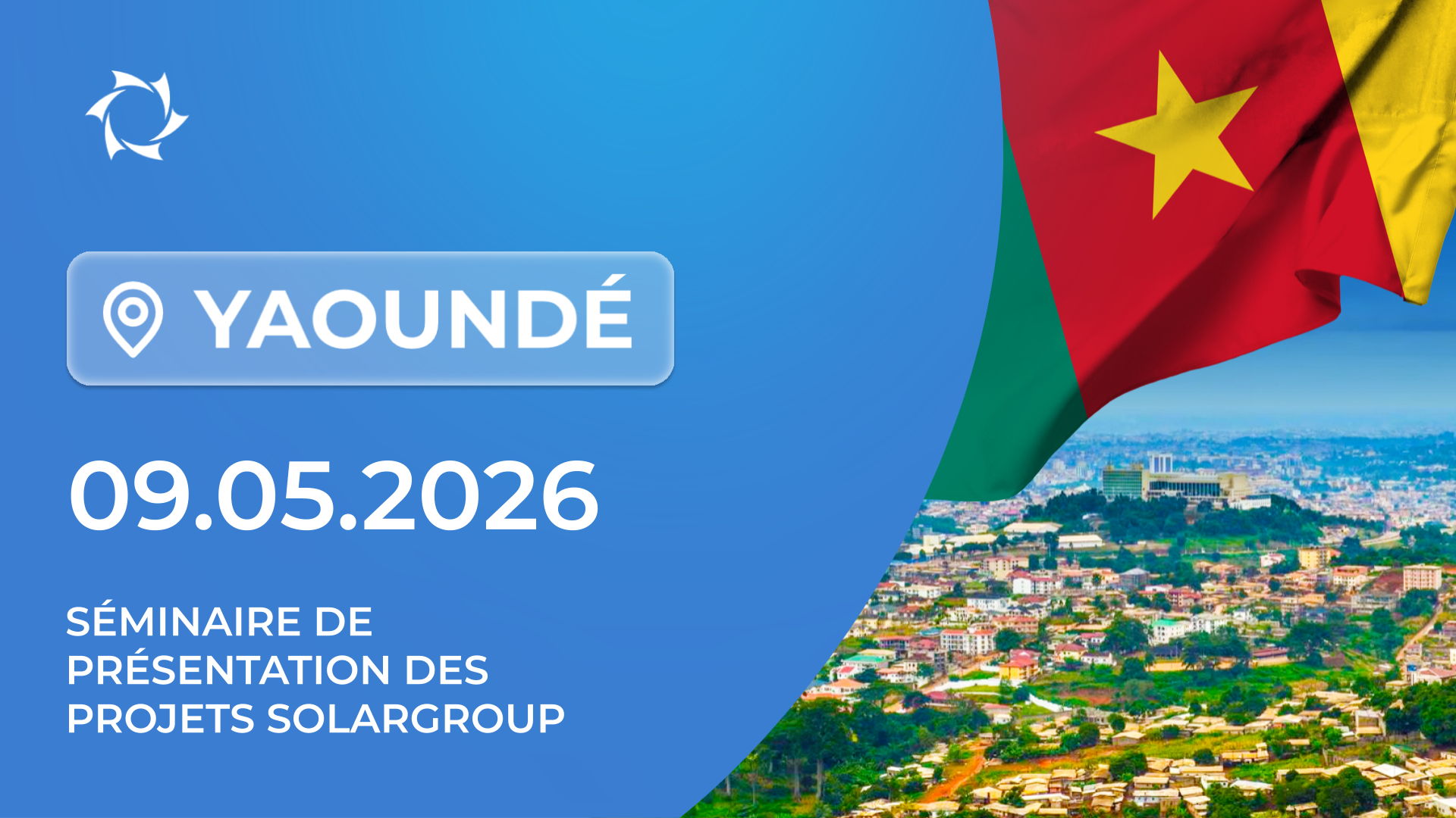 Séminaire de présentation des projets SOLARGROUPen salle à Yaoundé (Cameroun)