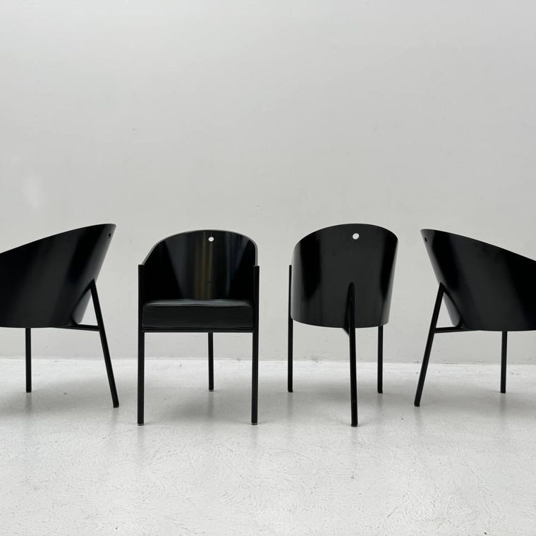 4 Vintage Costes Stühle -Philippe Starck für Aleph