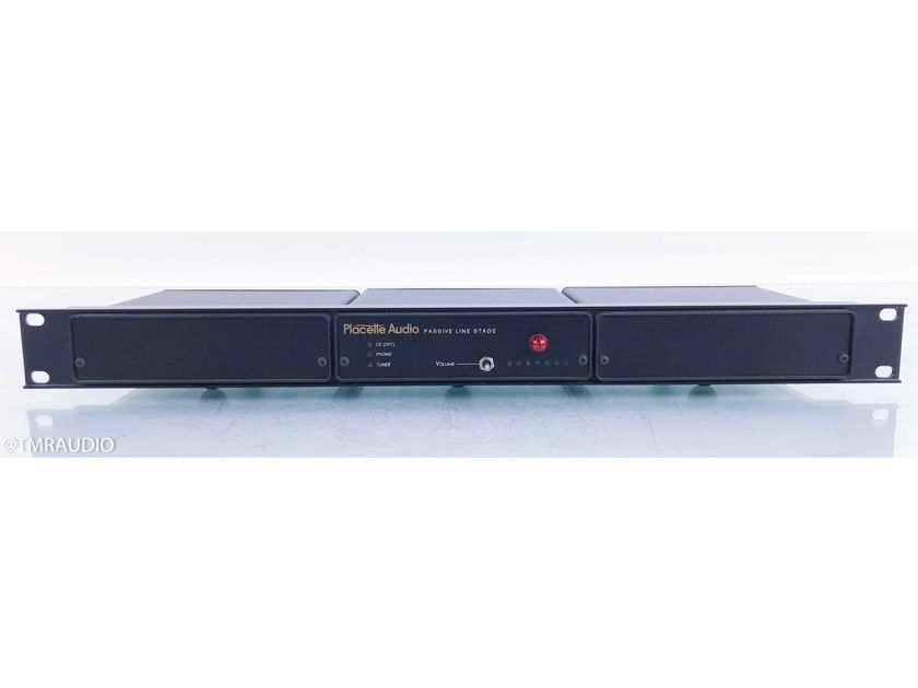 Placette Audio Passive Line Stage Stereo Preamplifier Remote (15827)