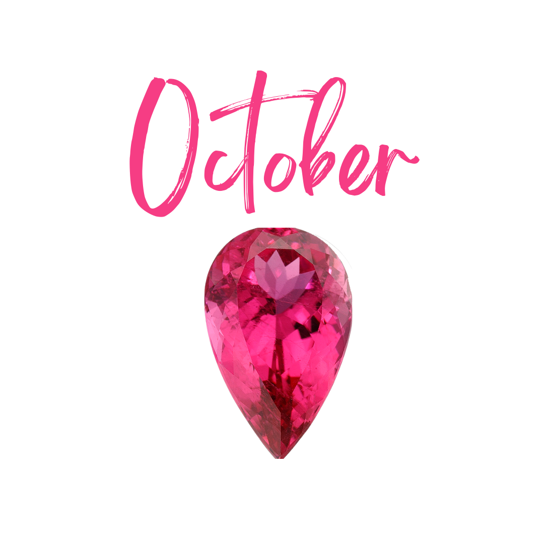 October Birthstone Button