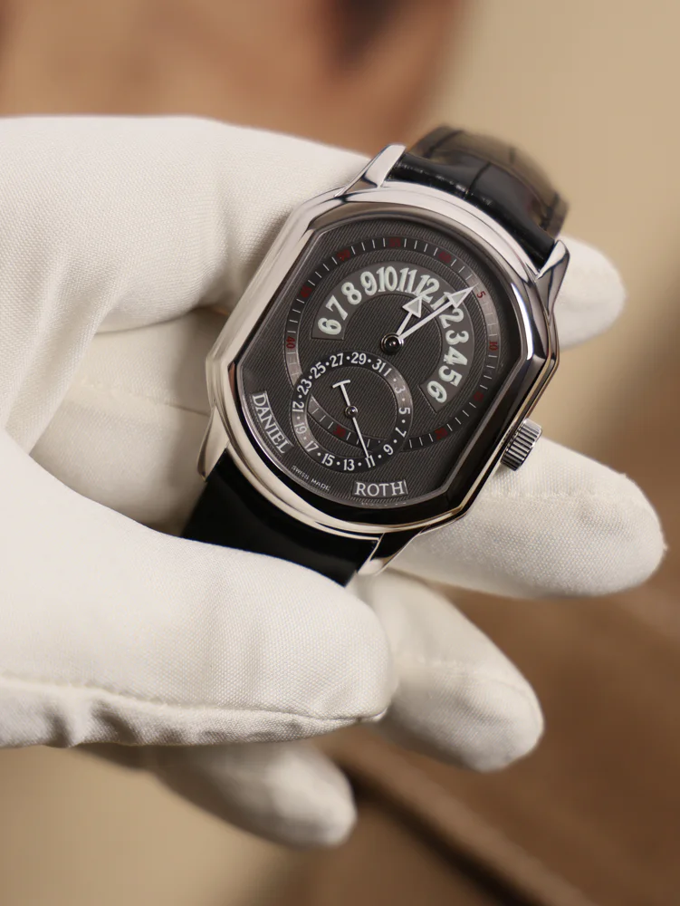 Premier Retrograde Cal. DR.700/10 based on Lemania 27NL, image 1