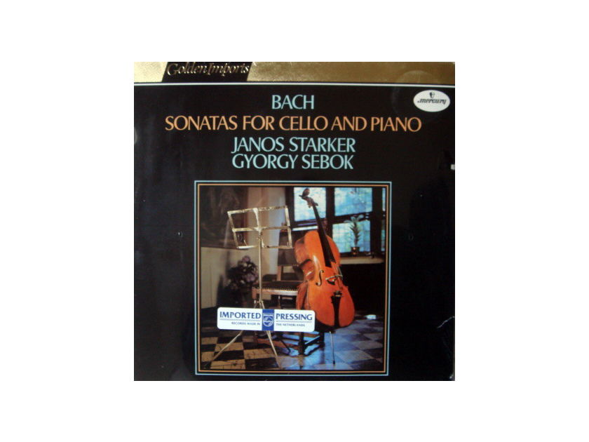 ★Sealed★ Mercury Golden Imports / JANOS STARKER, - Bach Cello Sonatas, Rare!