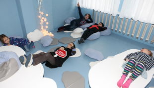 labyrinth kindermuseum ausruhen