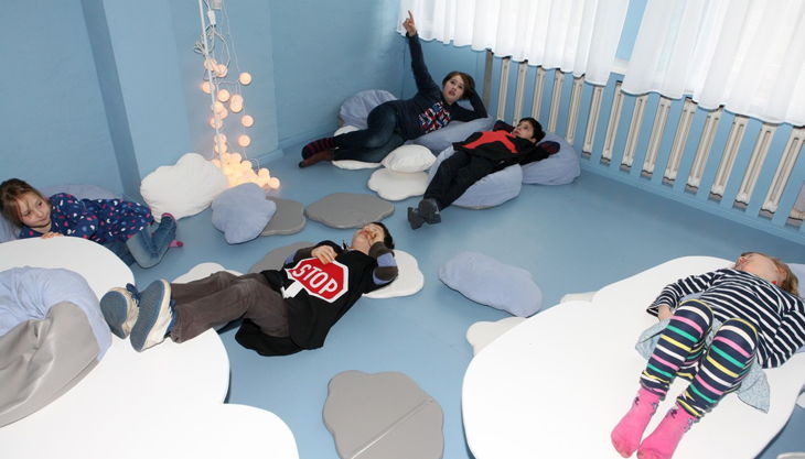 labyrinth kindermuseum ausruhen