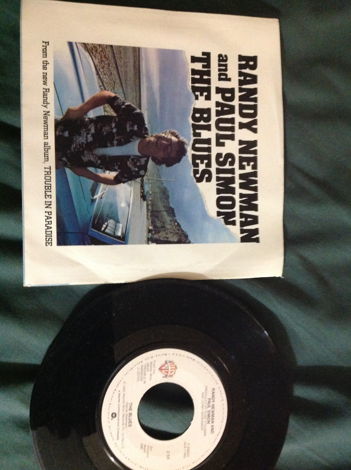 Randy Newman Paul Simon - The Blues 45 With Sleeve
