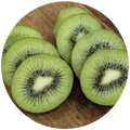 Slices of Kiwi as a source of lutein in the best lutein supplement