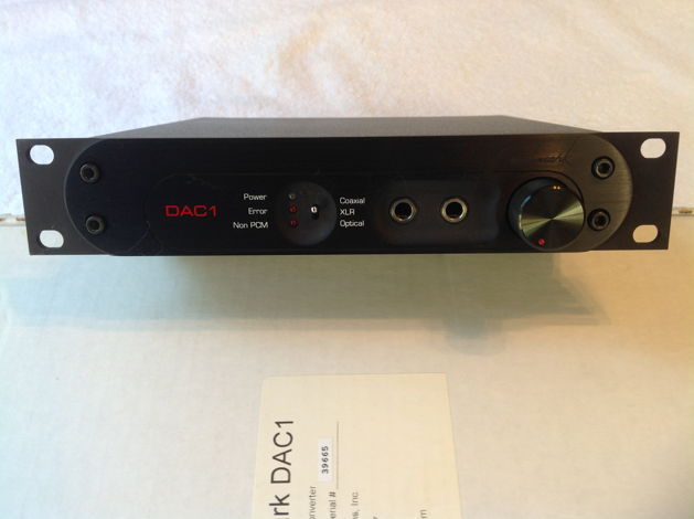 Benchmark DAC-1, 2-channel 192 kHz, Audio Digital-to-An...