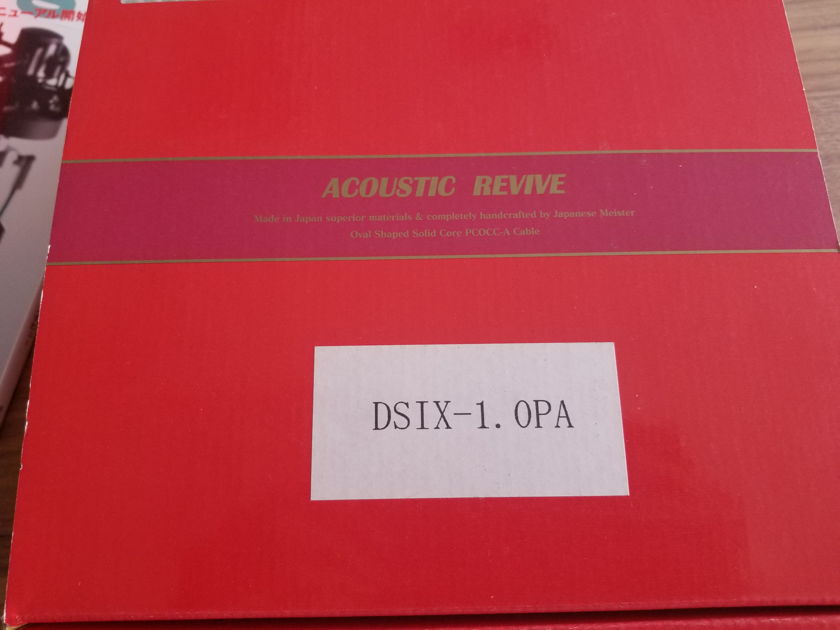 Acoustic Revive DSIX- PA 1 meter Electrically shielded COAX