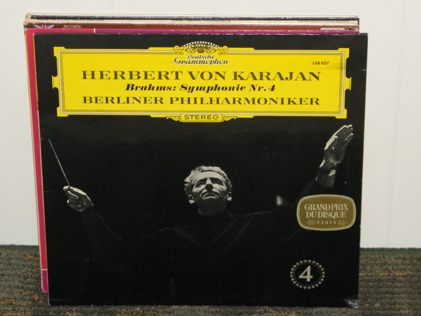 Herbert Von Karajan/Berlin Philharmonic - Brahms Symphony No. 4 DG 138 927 German Pressing