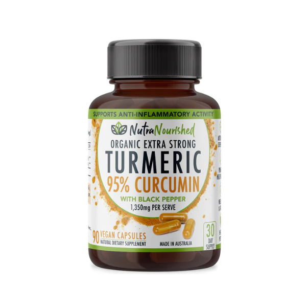 Curcumin Tablets - 95% Pure Organic Vegan
