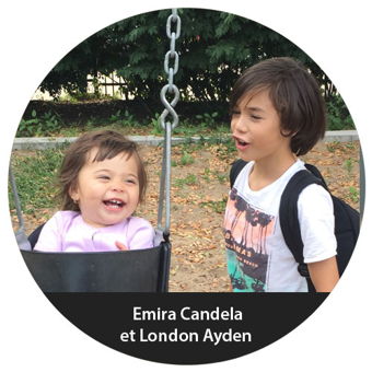 Emira Candela et London Ayden