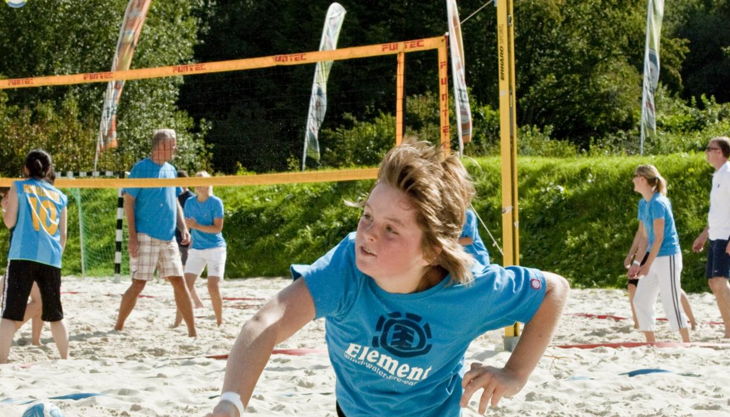 blue beach kinder und animation