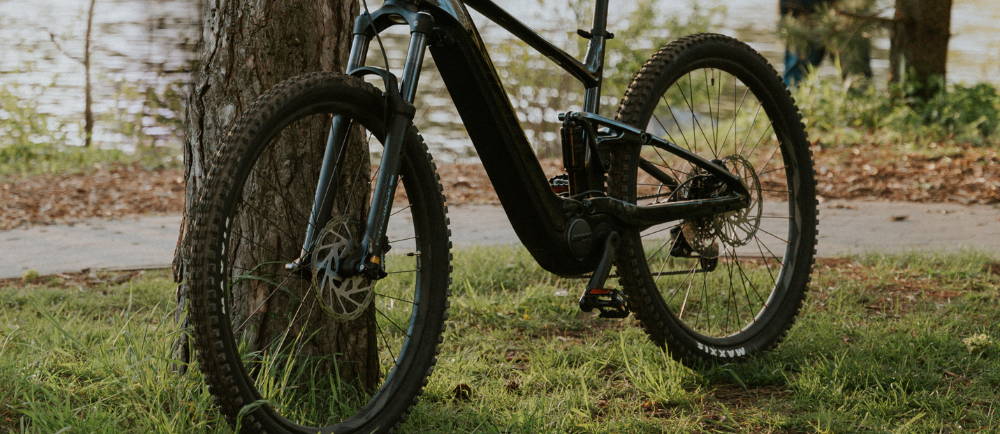 A Giant E-MTB