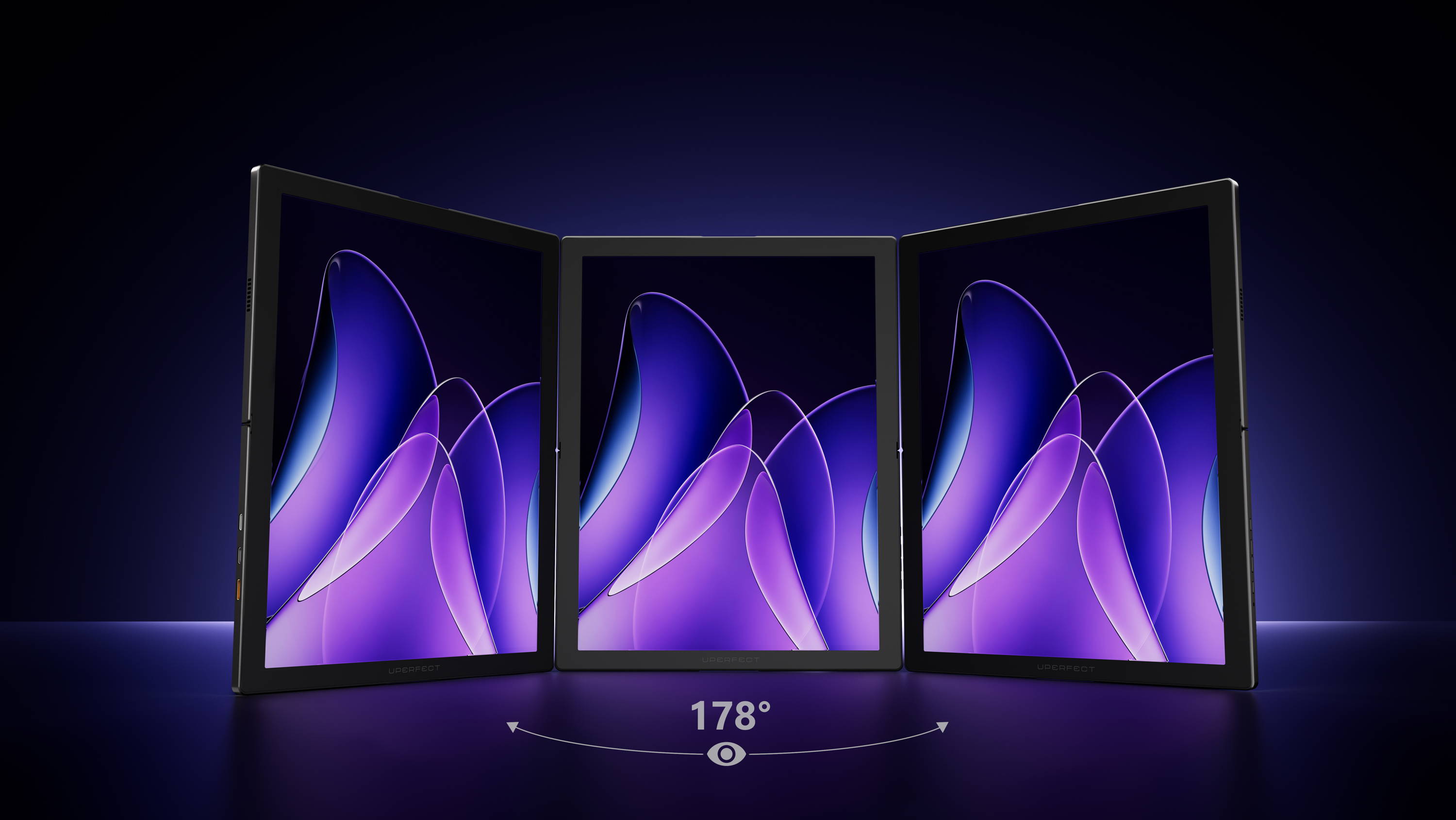 UPERFECT Omega - 22 Inch OLED Flexible Screen 3K Bendable Display 120Hz Touch