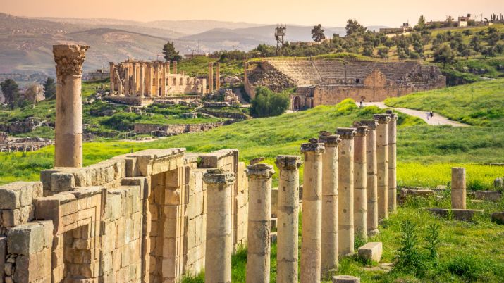 The best time to visit the Jerash Ruins is during spring and autumn