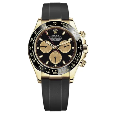 Rolex Daytona Black Index Dial Golden Subdials