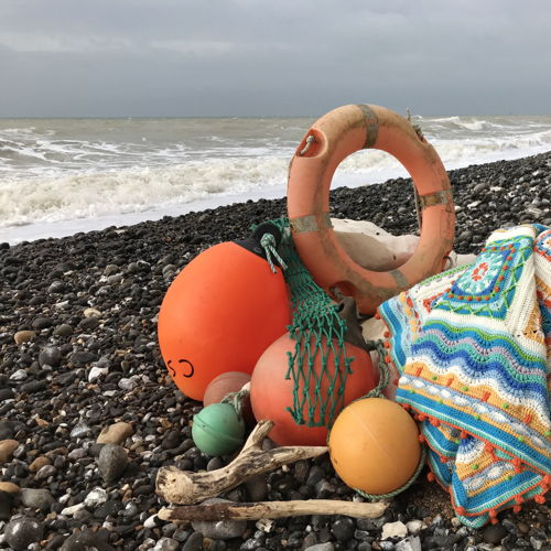Manta para pentear a praia CAL