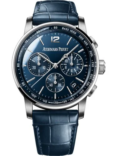 CODE 11.59 Chronograph Selfwinding White Gold / Blue