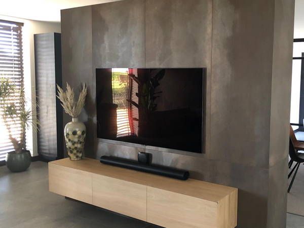 TV-meubels op maat, klantproject Houtenmeubelshop