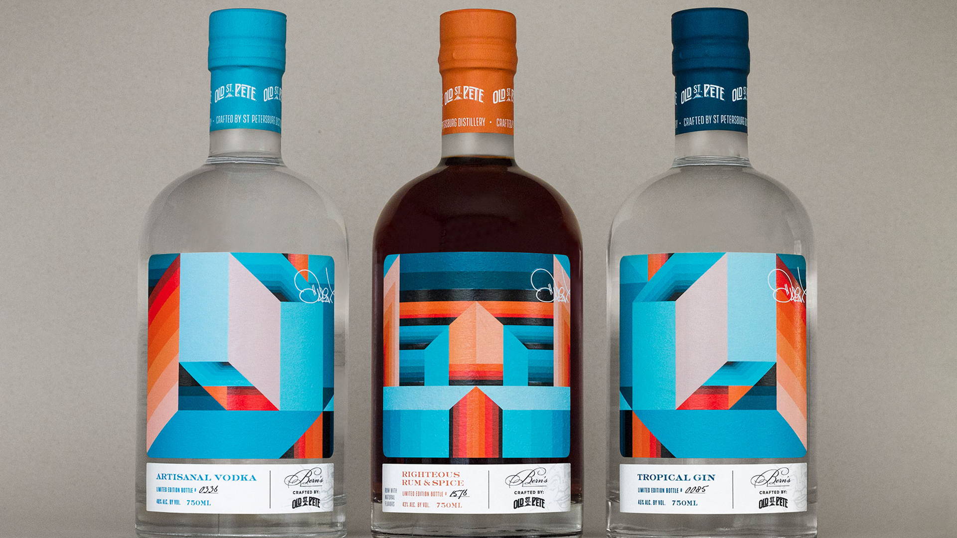 Featured image for We're Digging These Geometric Illustrations For This Line of Spirits