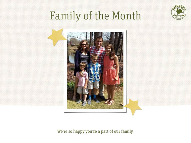 Family of the Month, a Trusted Partnership