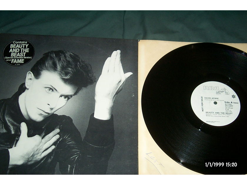 David Bowie - Beauty & The Beast Promo 12 inch Extended Version NM