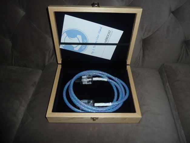 Nordost Brahma 2m power cable 15a new in box free ship ...