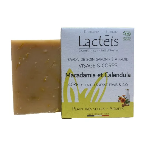 Bio - Seife Macadamia & Calendula Mit 40% Frischer Eselsmilch