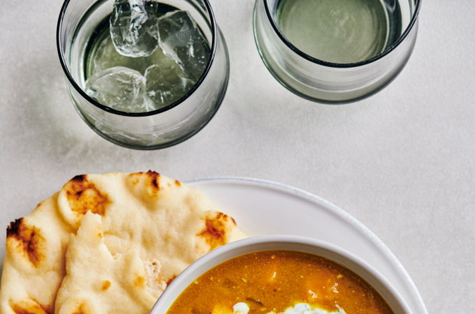 Soupe dahl à la patate douce