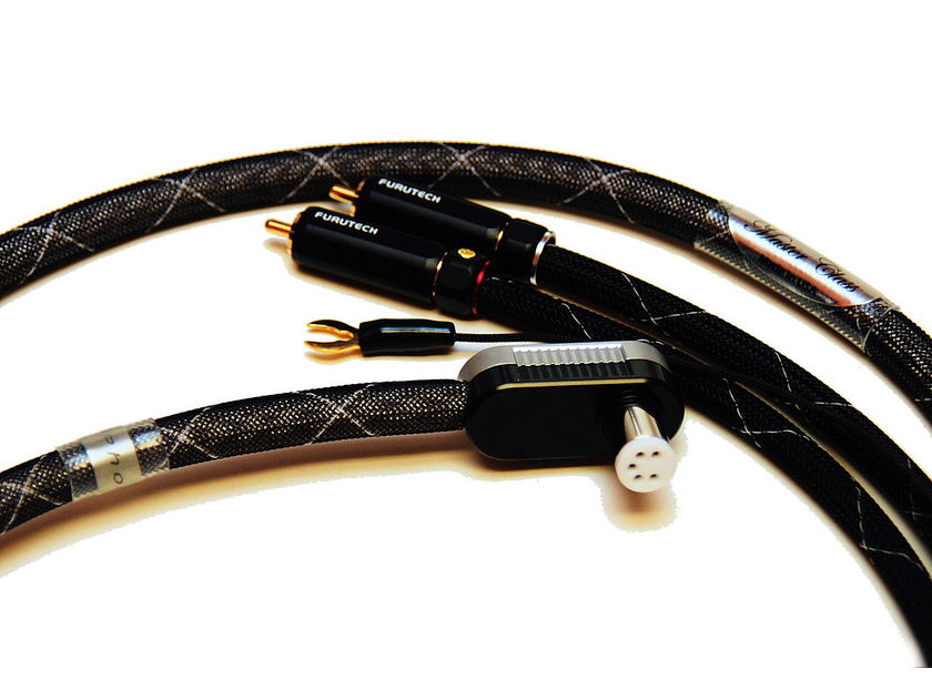 Crystal Clear Audio Master Class series V2 Phono Cable 1.5m 5 ft. Furutech din and rca