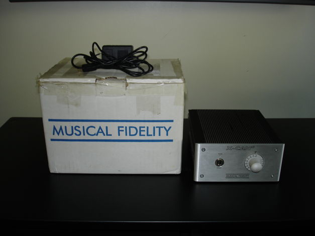 MUSICAL FIDELITY X-CAN V3 CLASS A 6922-TUBE HEADPHONE AMP