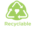 logo depicting recyclable product