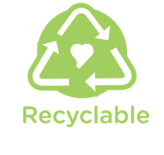 logo depicting recyclable product