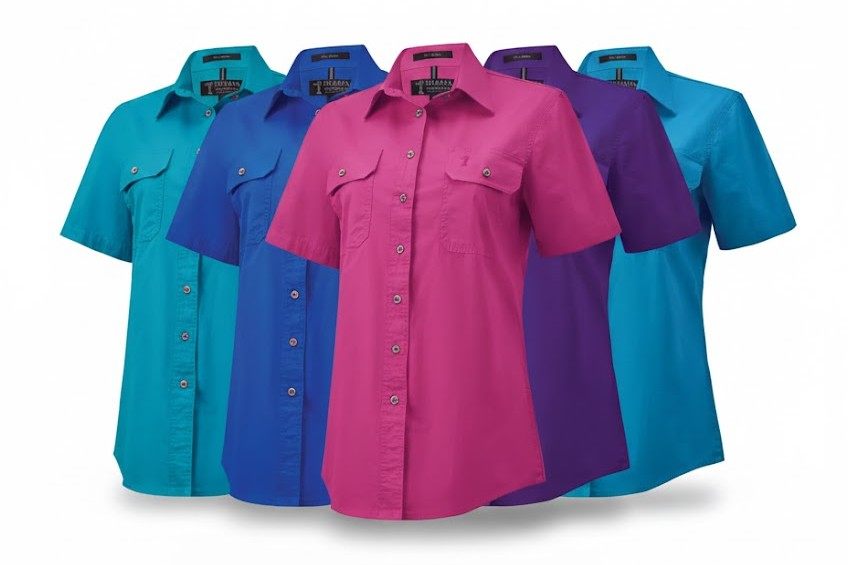 Pilbara Women’s Open Front Short Sleeve Shirt – RM600BTS