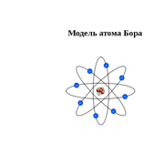 Атом бора рисунок