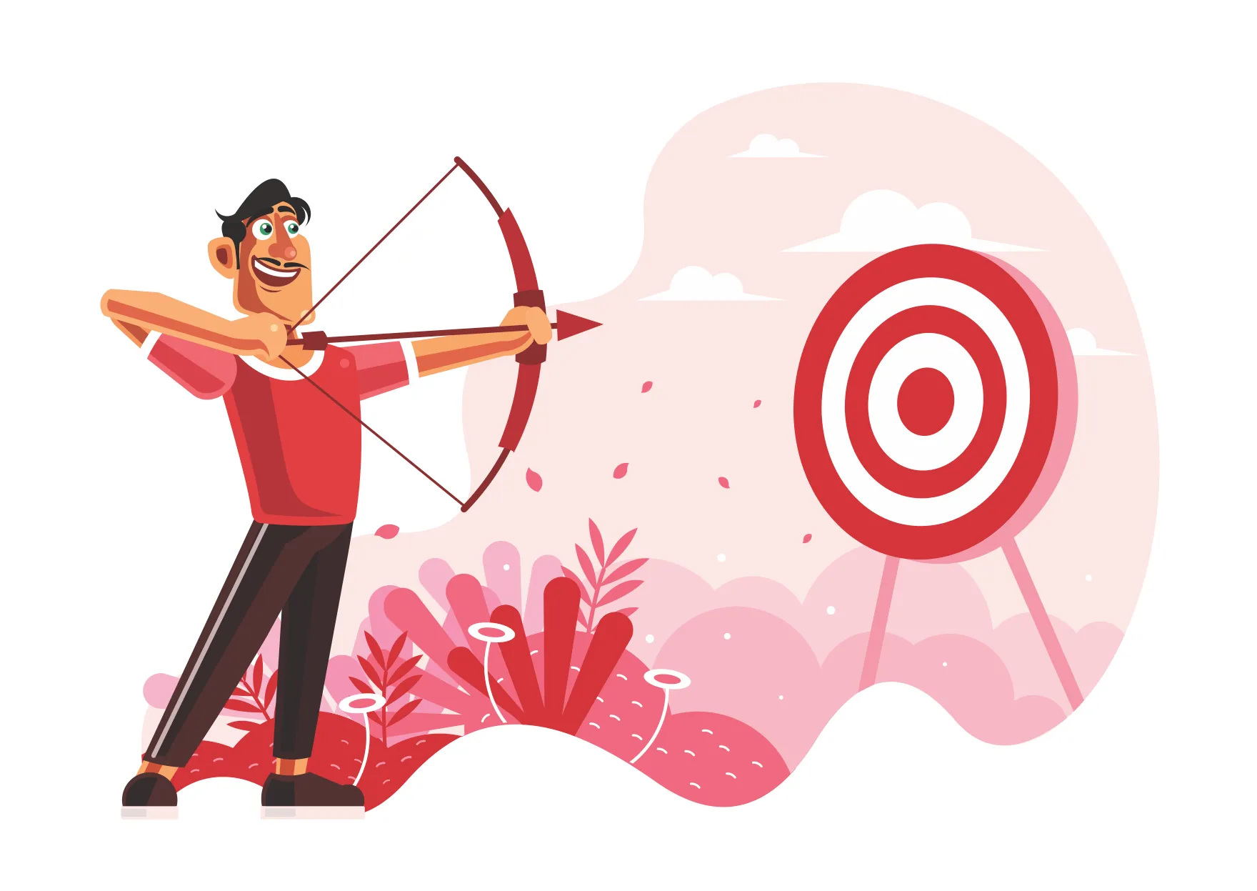 Archer aiming at a targetwebp