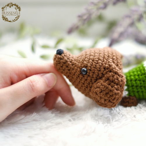 Pebbles de Teckel Hond - Amigurumi Haakpatroon [Engels PDF]