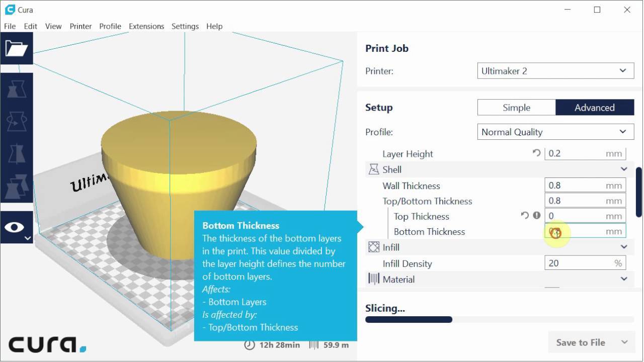 Cura Review Slant