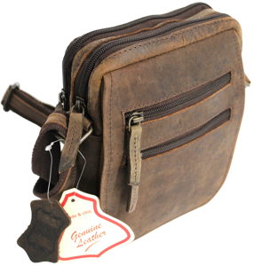 Hunter Leather Shoulder/Crossbody Bag