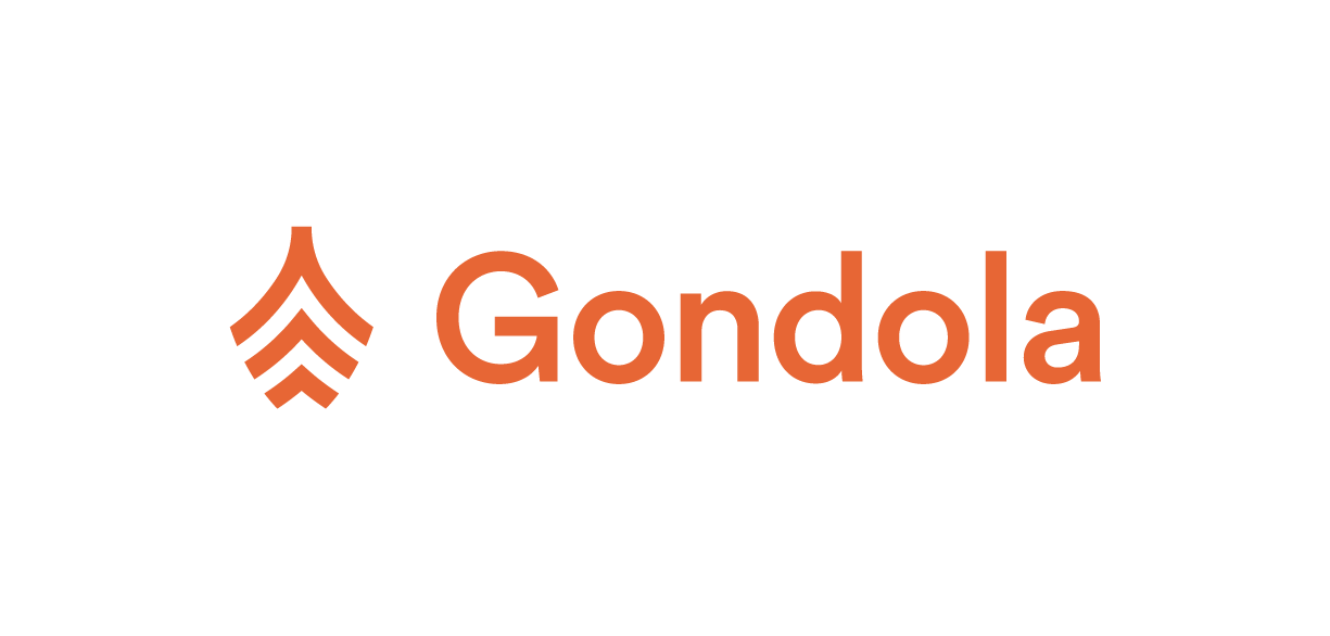 Gondola full logo horizontal orange