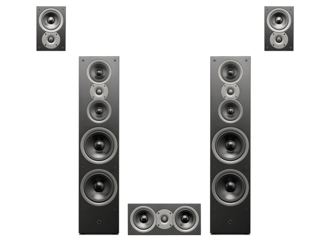 HiVi / Swans Speaker Systems Jam&Lab 8 Home Theater