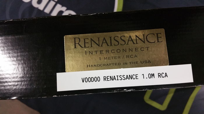Voodoo Renaissance RCA interconnects, 1 meter
