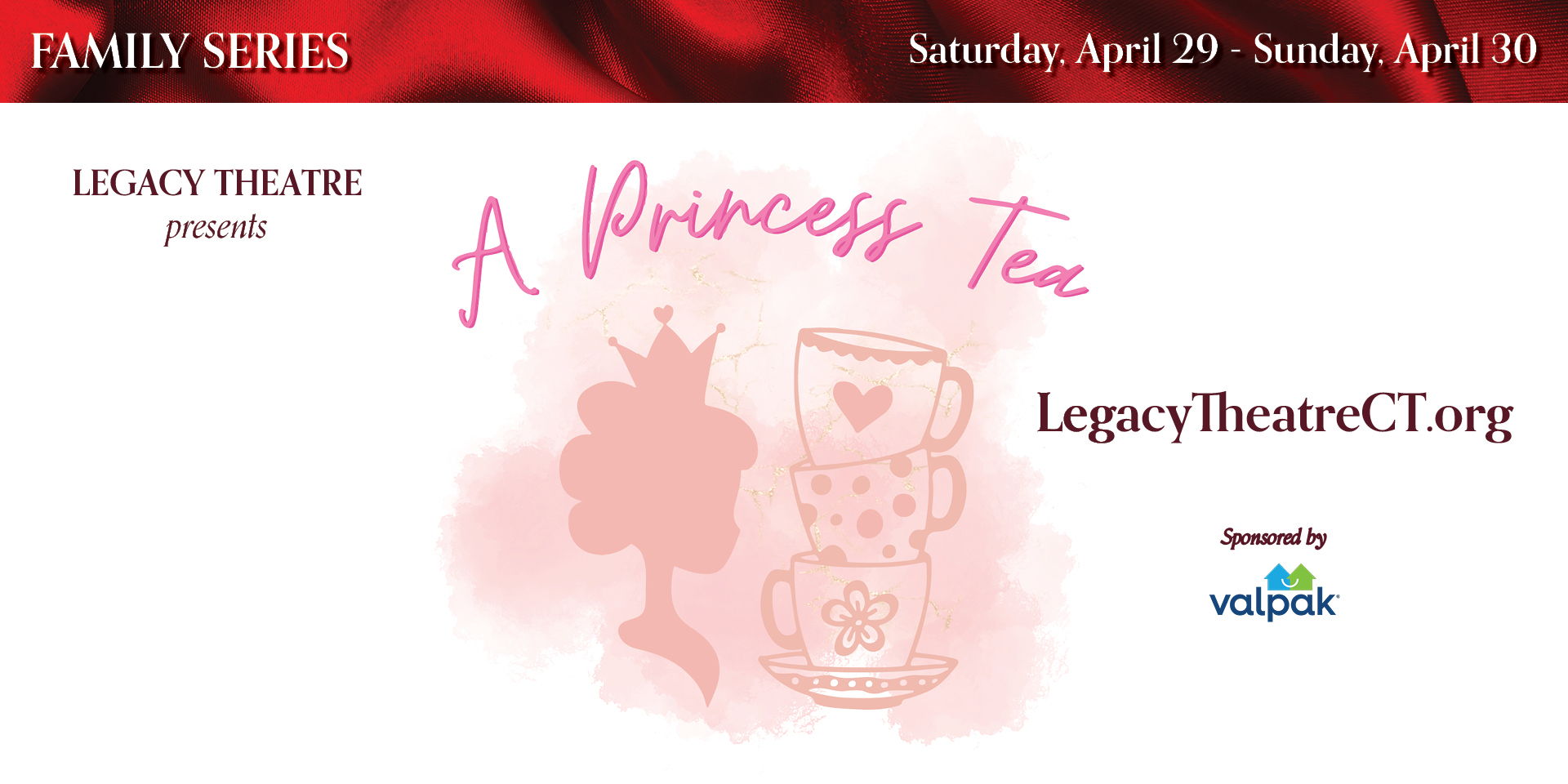 "A Princess Tea" at Legacy Theatre promotional image