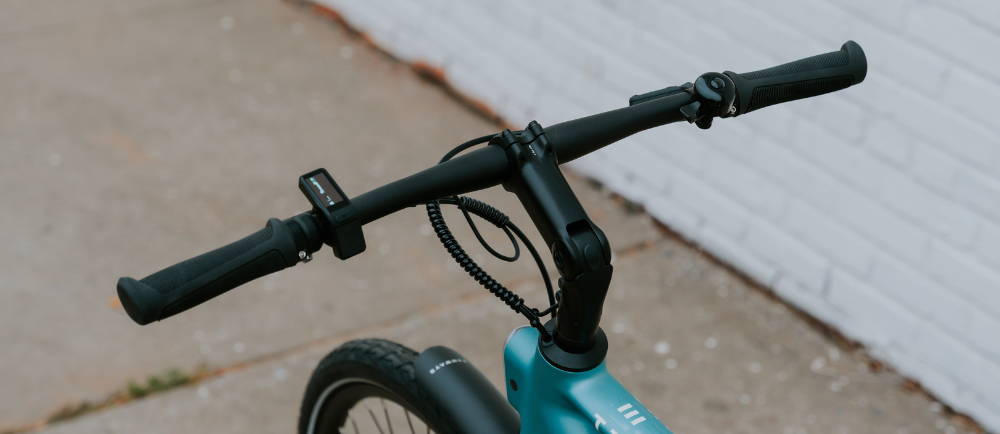 A Tenways E-Bike Handlebars