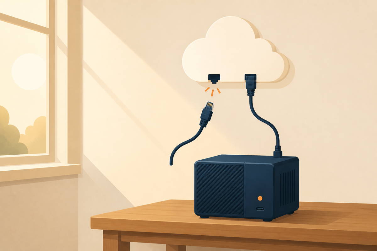 Rời cloud, về một cái máy nhỏ ở góc phòng