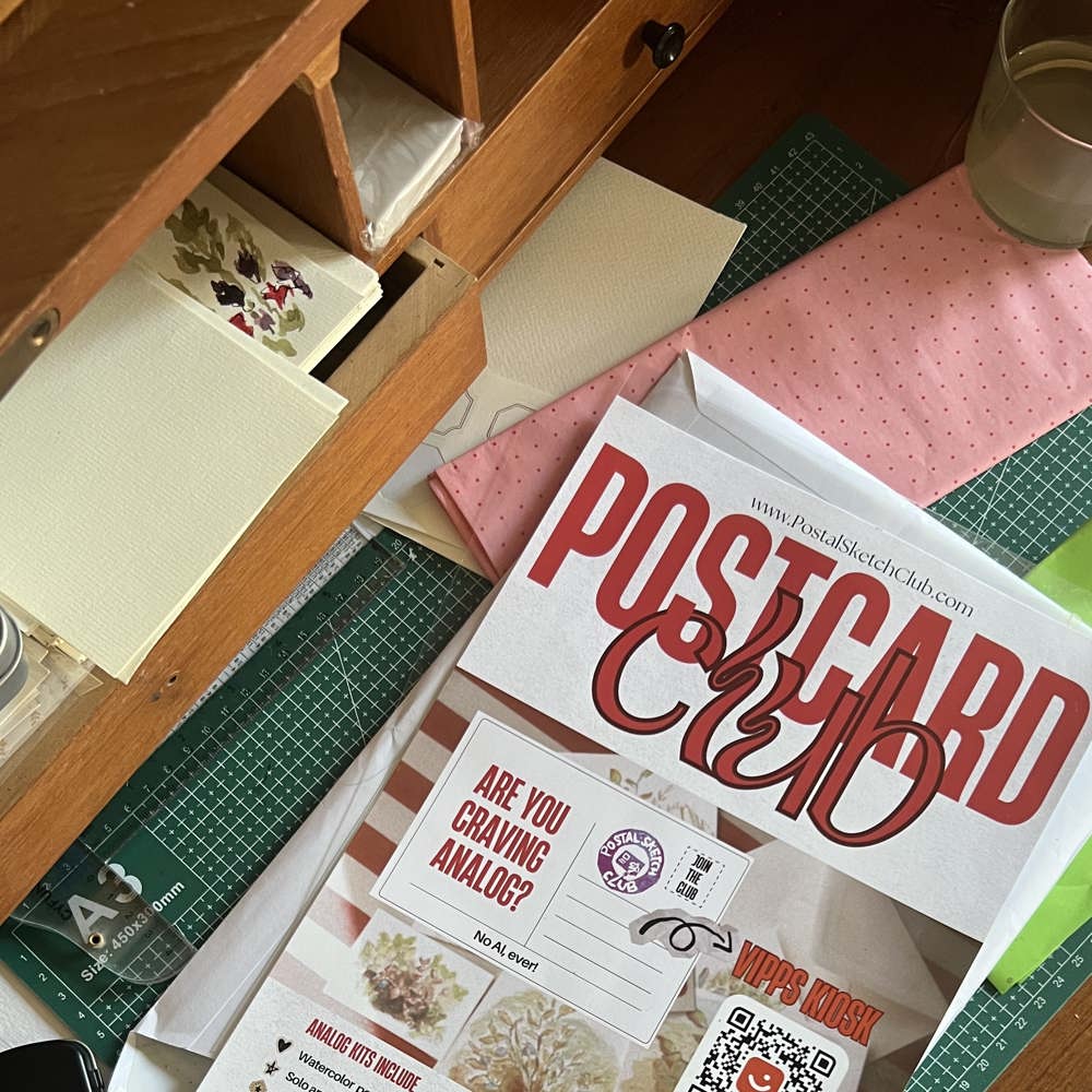Postcard club. The analog kit  (September)