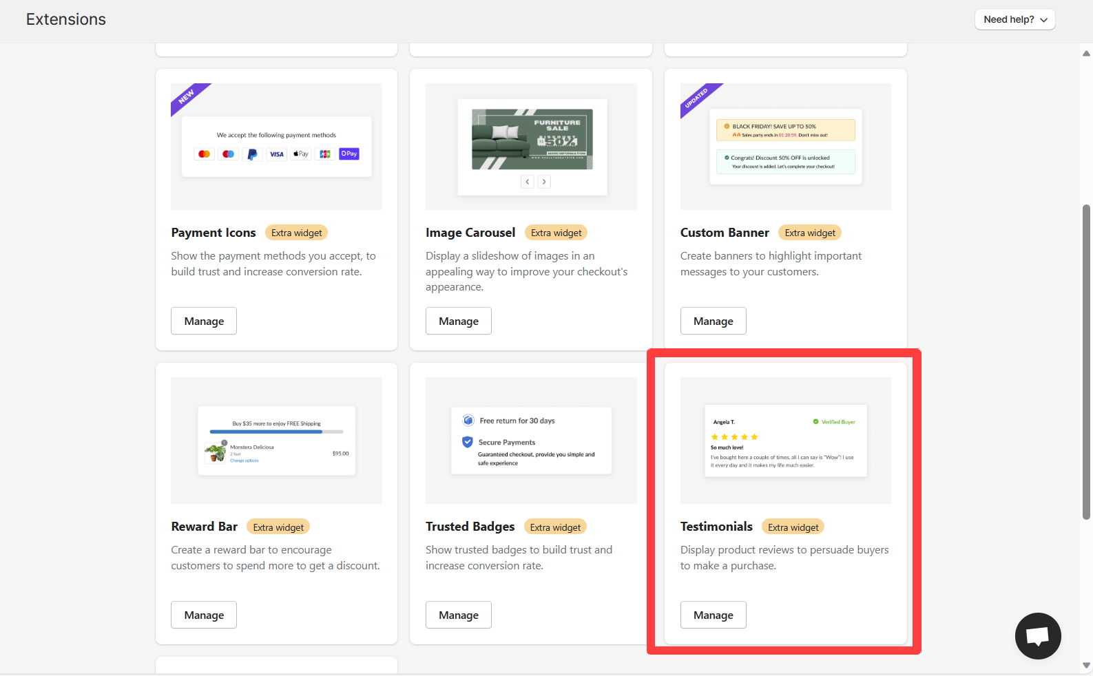 add checkout extension testimonial for setup - shopify checkout customization app