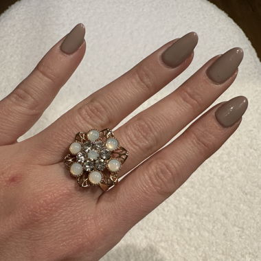 Ring Schneeflocke roségold