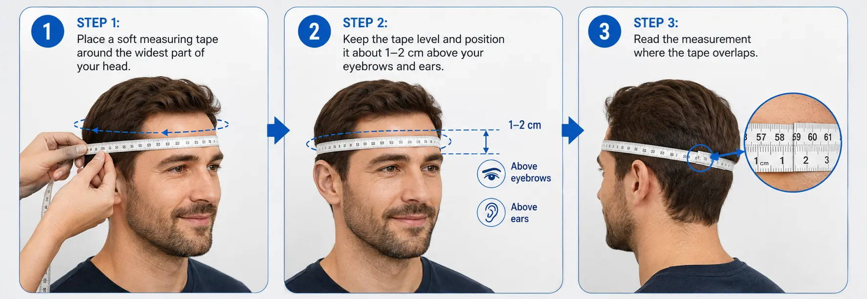 how to measure your head circumference