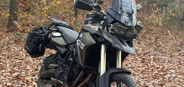 2013 BMW F 800 GS motorcycle for rent near Stanardsville, VA